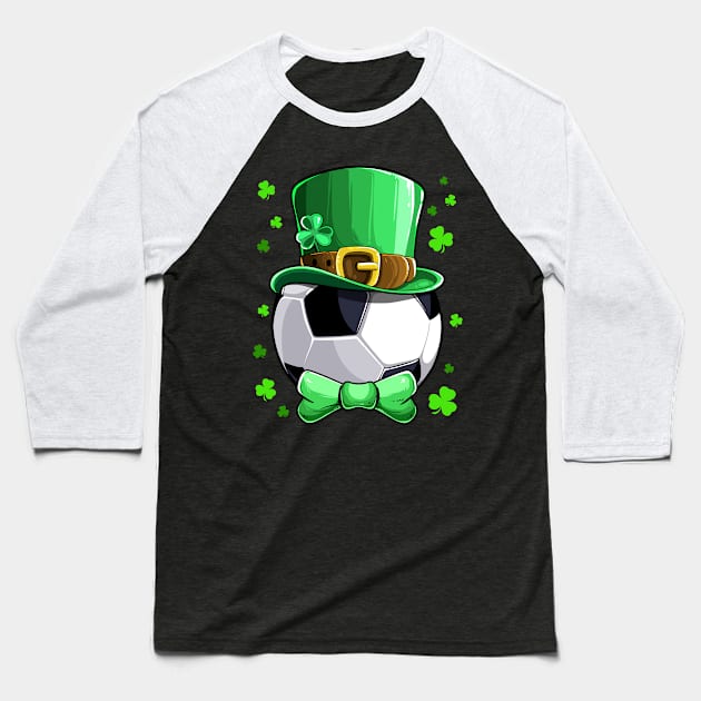 St Patricks Day Leprechaun Soccer Ball Costume Baseball T-Shirt by snnt